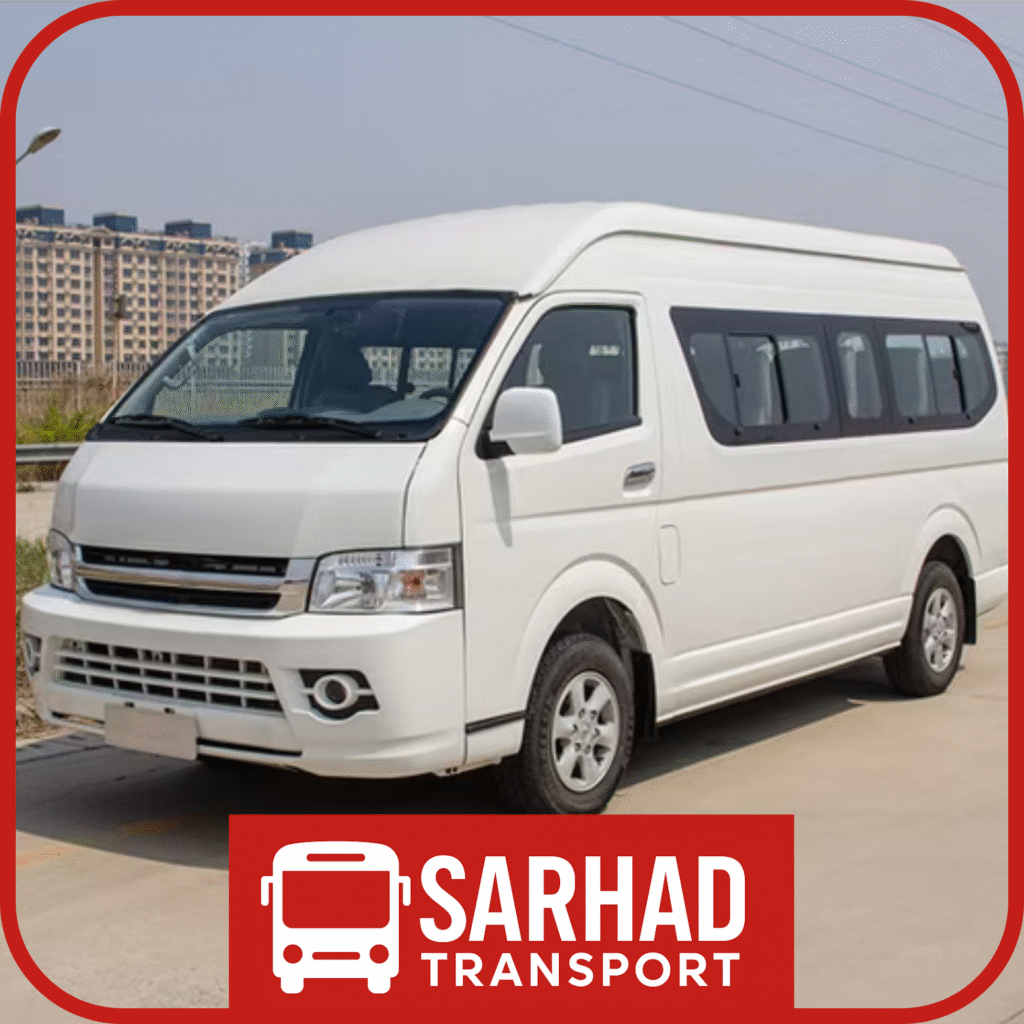 sarhadtransport.com -- Hiace Van Rentals